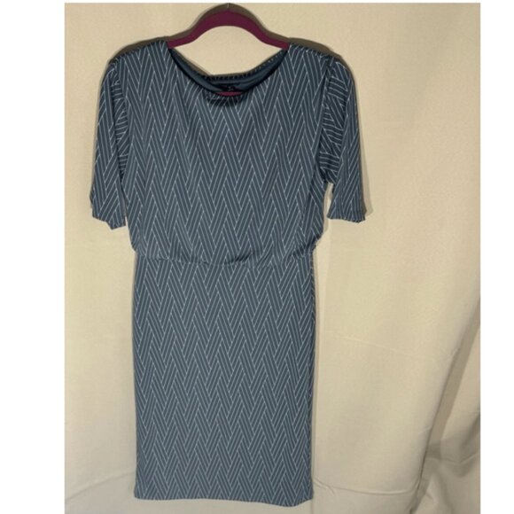 💫 Ann Taylor Chevron Print Dress – Small – Brand New 💫 - Picture 1 of 5